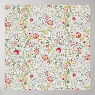 Affiche William Morris - Mary Isabel Embroidery Design