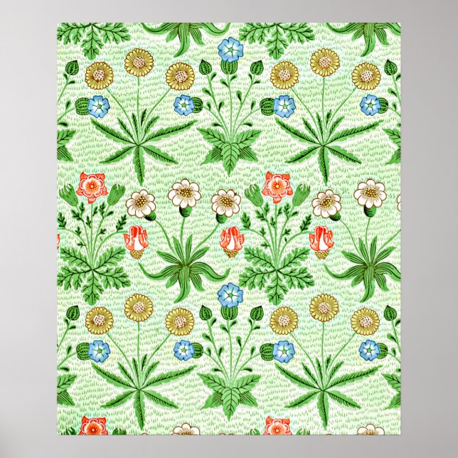 Affiche William Morris motif, Daisy (Devant)