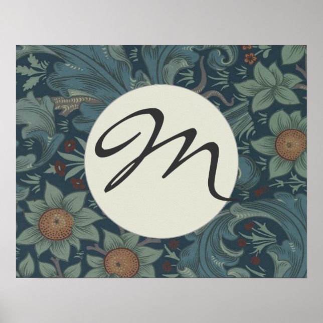 Affiche William Morris Orchard Pattern Wallpaper (Devant)