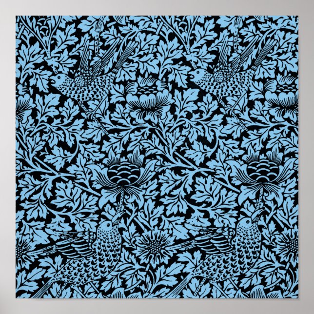 Affiche William Morris Particularités Florales Anénome d'o (Devant)