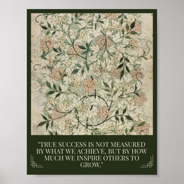 Affiche William Morris Patrimoine Floral (Devant)