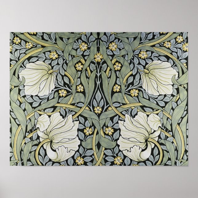 Affiche William Morris - Pimpernel  Pattern Design (Devant)