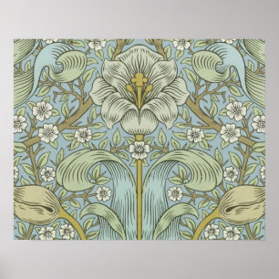 Affiche William Morris Spring Thicket : Floral antique