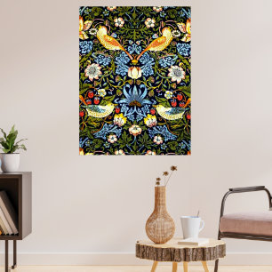 Affiche William Morris, Strawberry Thief