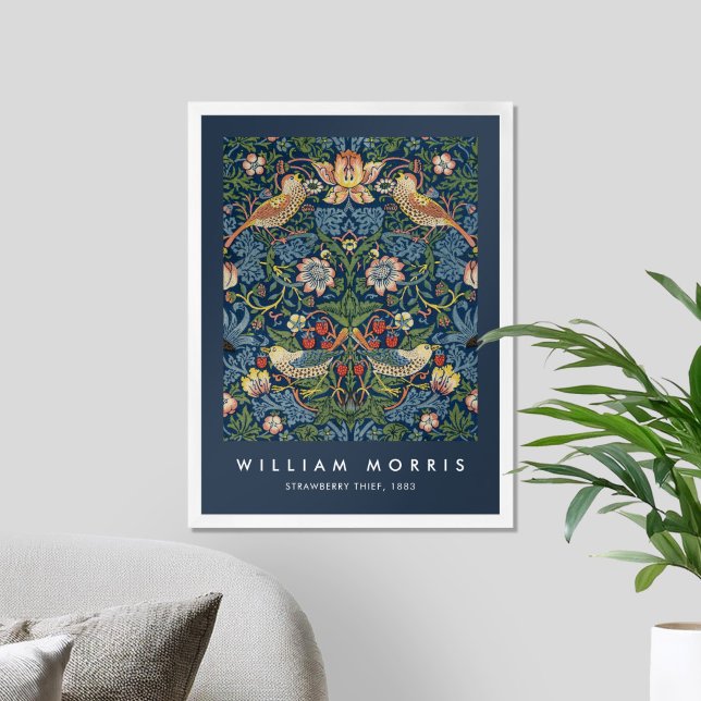 Affiche William Morris Strawberry Thief (Créateur téléchargé)