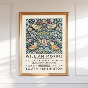 Affiche William Morris Strawberry Thief Art Exhibition
