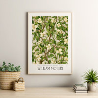 William Morris Vintage White Direction Fleur sauva