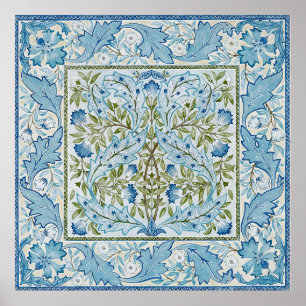 Affiche William Morris Wilhelmina