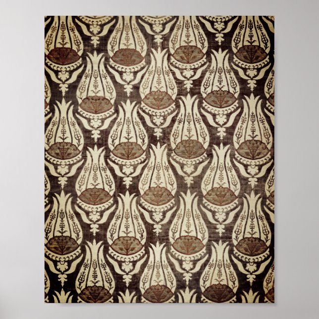 Affiche William Morris's Furnishing fabric célèbre (Devant)