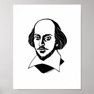 Affiche William Shakespeare