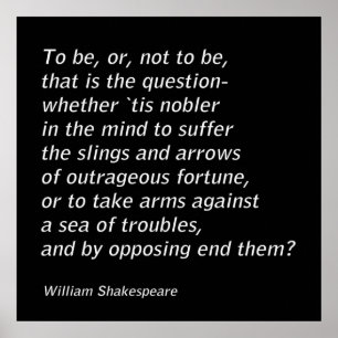 Affiche William Shakespeare`s "Hamlet"