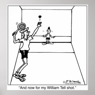 Affiche William Tell Racquetball