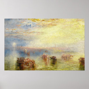 Affiche William Turner - Approche de Venise