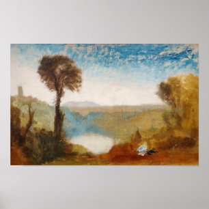 Affiche William Turner - Lac Nemi