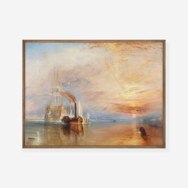 Affiche William Turner L'Art Peintre Temeraire De Lutte (Créateur téléchargé)