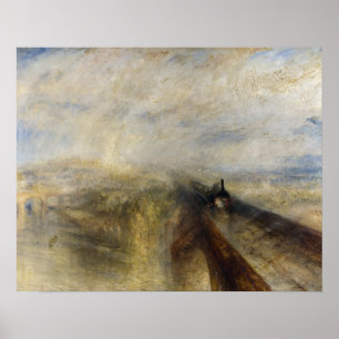 Affiche William Turner - Pluie, vapeur et vitesse
