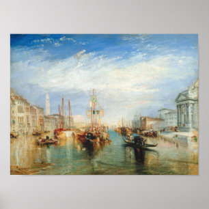 Affiche William Turner - Porche de la Madonna della Salute