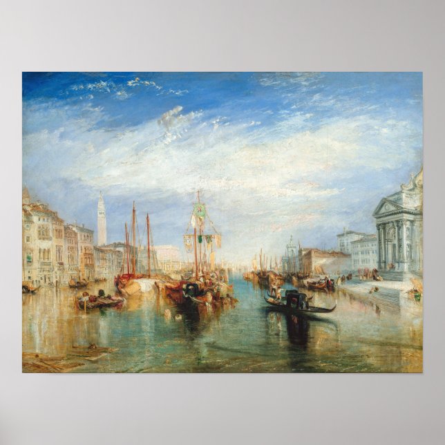 Affiche William Turner - Venice Porch Madonna della Salute (Devant)