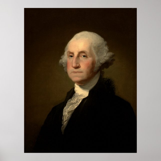 Affiche Williamstown Portrait de George Washington (Devant)