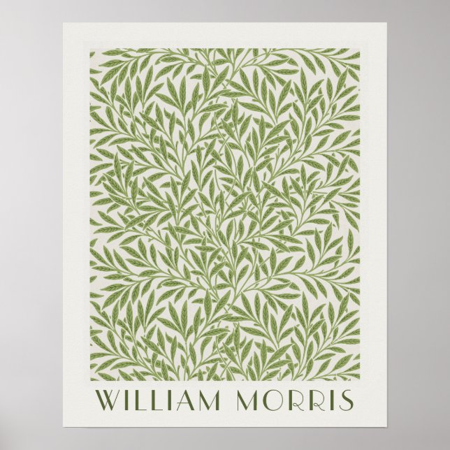 Affiche Willow Motif (1874) par William Morris (Devant)
