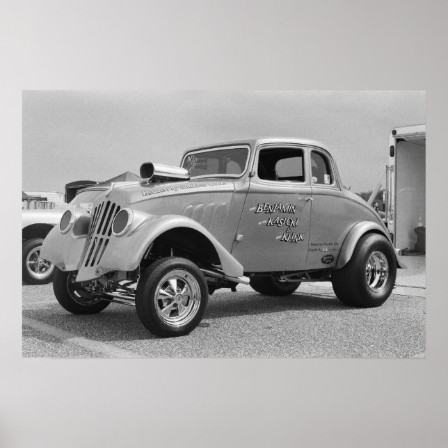 Affiche Willys Gasser 1 - Glisser Vintage (Devant)