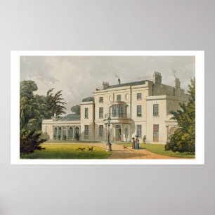 Affiche Wimbledon House, du "Référentiel d'A d'Ackermann"