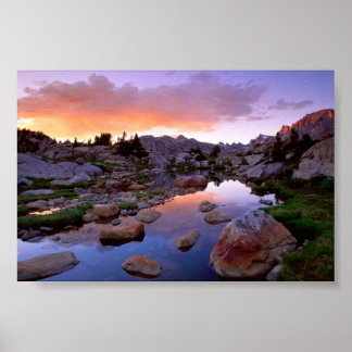 Affiche Wind River Range, Wyoming
