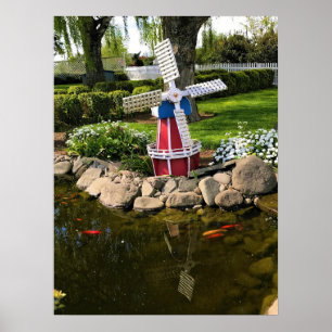Affiche Windmill Garden Decor