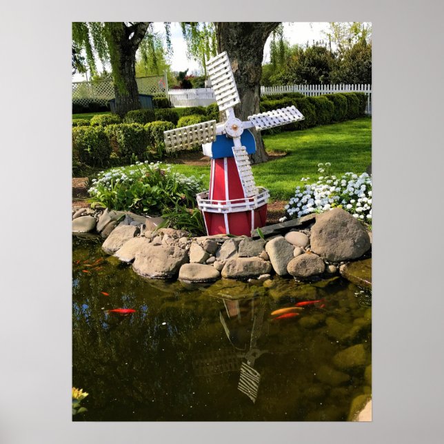 Affiche Windmill Garden Decor (Devant)