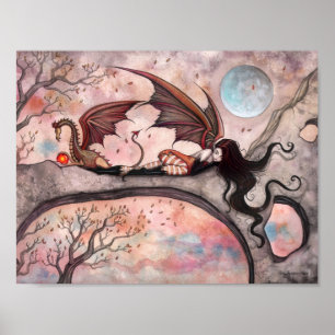 Affiche Winds of Autumn Gothique Dragon Fée Vampir
