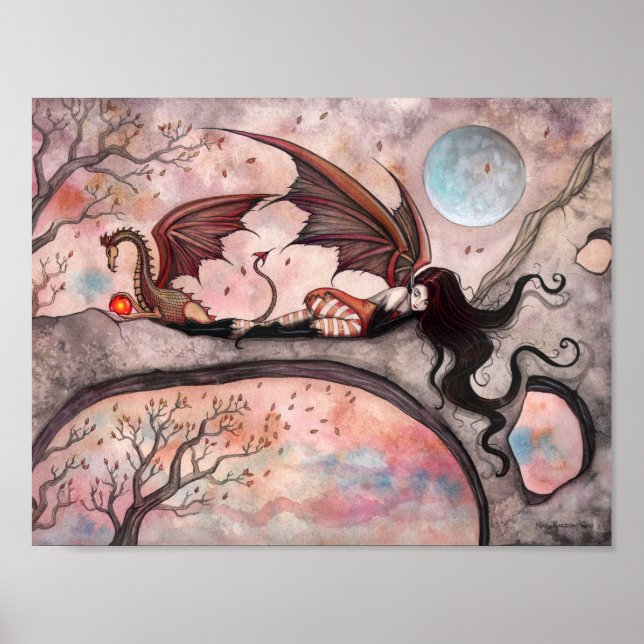 Affiche Winds of Autumn Gothique Dragon Fée Vampir (Devant)