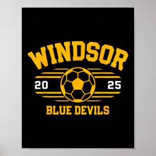 Affiche Windsor Blue Devils Soccer Ll 2025