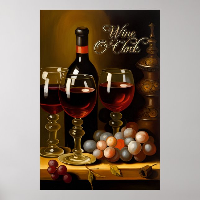 Affiche Wine O'Clock (Devant)
