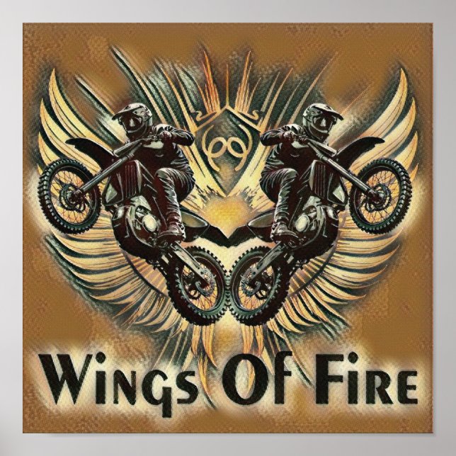 Affiche Wings of Fire Motocross (Devant)