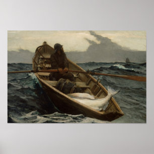 Affiche Winslow Homer - Avertissement sur le brouillard
