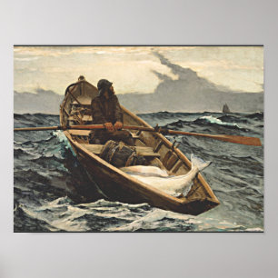 Affiche Winslow Homer - Avertissement sur le brouillard