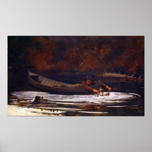 Affiche Winslow Homer Hound et Hunter