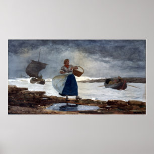 Affiche Winslow Homer Inside the Bar