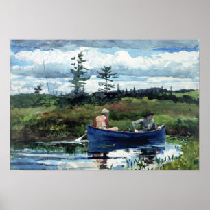 Affiche Winslow Homer le bateau bleu