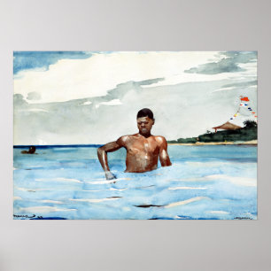 Affiche Winslow Homer Le Bather