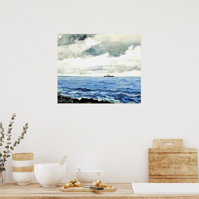 Affiche Winslow Homer peinture, Bermudes, (Cuisine)
