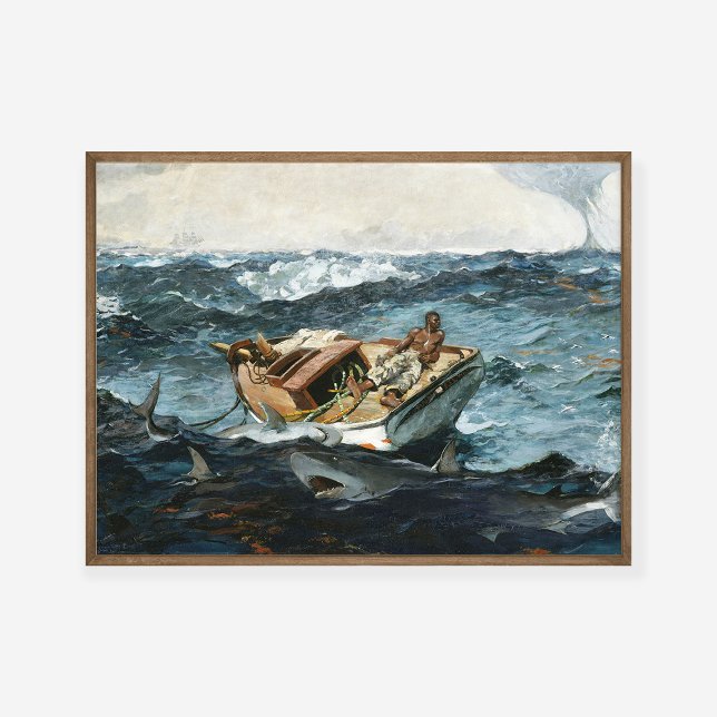 Affiche Winslow Homer The Gulf Stream Peinture Art Imprime (Créateur téléchargé)