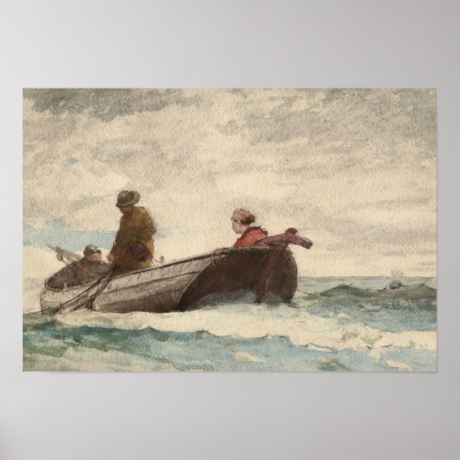Affiche Winslow Homer - Tynemouth Priory, Angleterre (Devant)