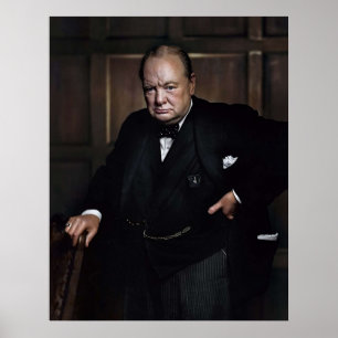 Affiche Winston Churchill 1941 par Yousuf Karsh