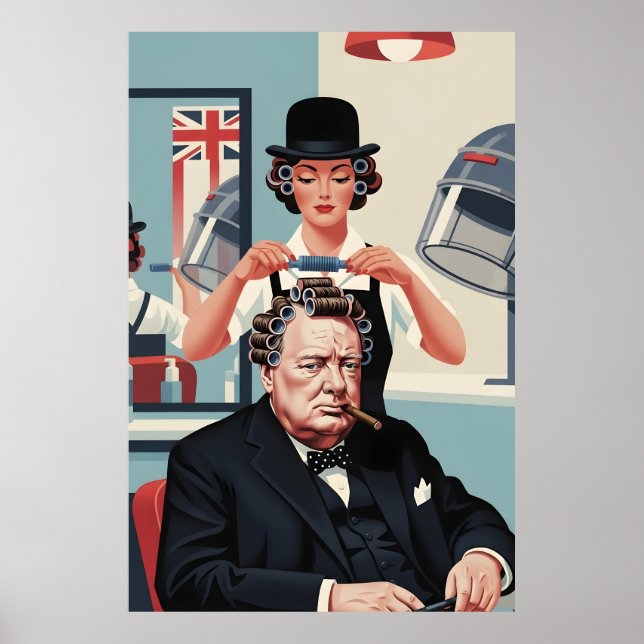 Affiche Winston Churchill Cool (Devant)