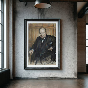 Affiche Winston Churchill - L'homme d'État résolu
