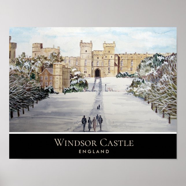 Affiche Winter at Windsor Castle (Devant)