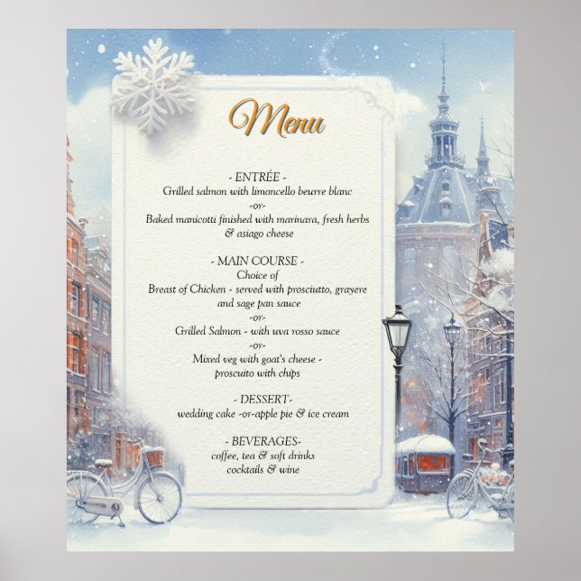 Affiche Winter Celebrations in Amsterdam (Devant)