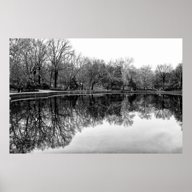Affiche Winter Central Park, NYC Paysage (Devant)