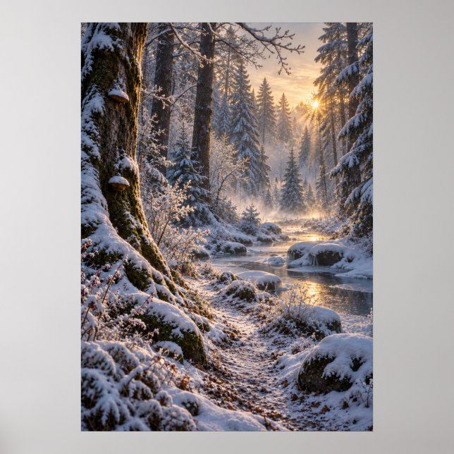 Affiche Winter in the Fourfold Forest (Devant)